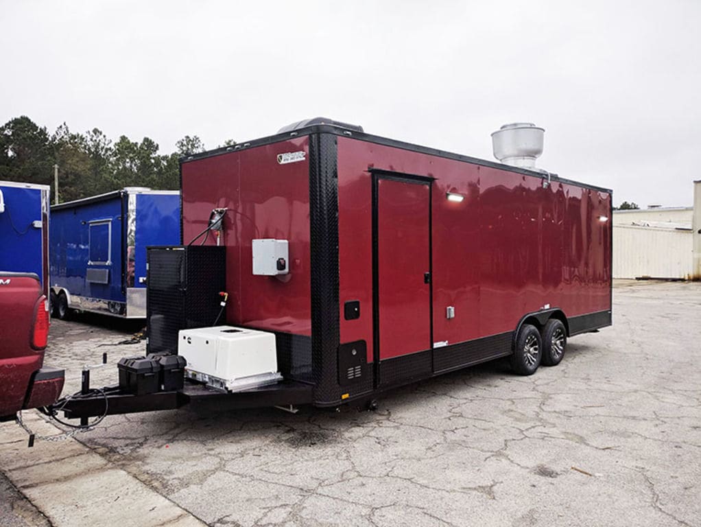 2025 Southern Dimensions 24- Concession Trailer- Gas – Fire Suppression-Hood-Refrigeration (SDG-215) - Image 4